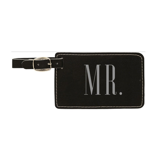 Mr. Black Luggage Tag