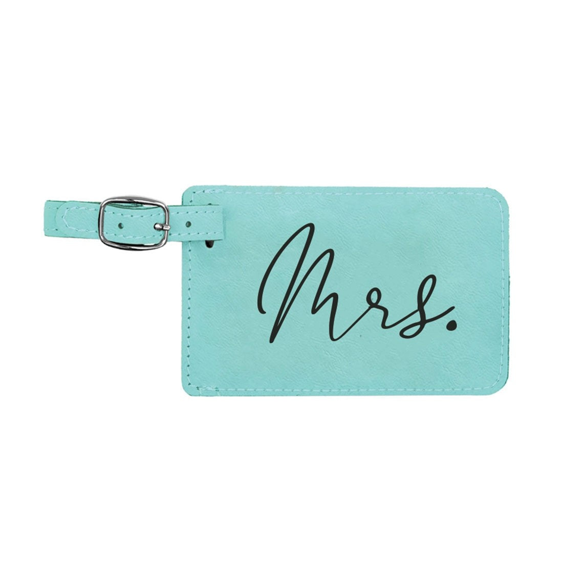 Mrs. Teal Luggage Tag