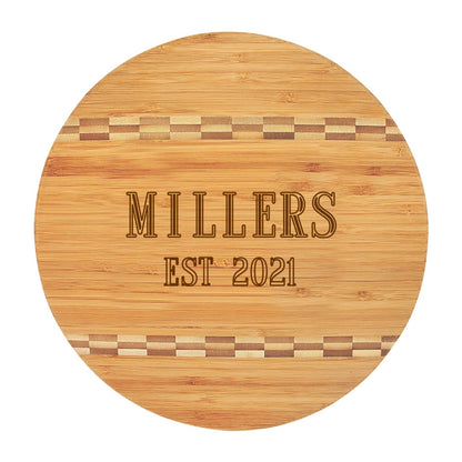 Personalized EST. Year Round Cutting Board