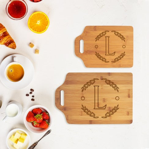 Personalized Wreath Cutting Board