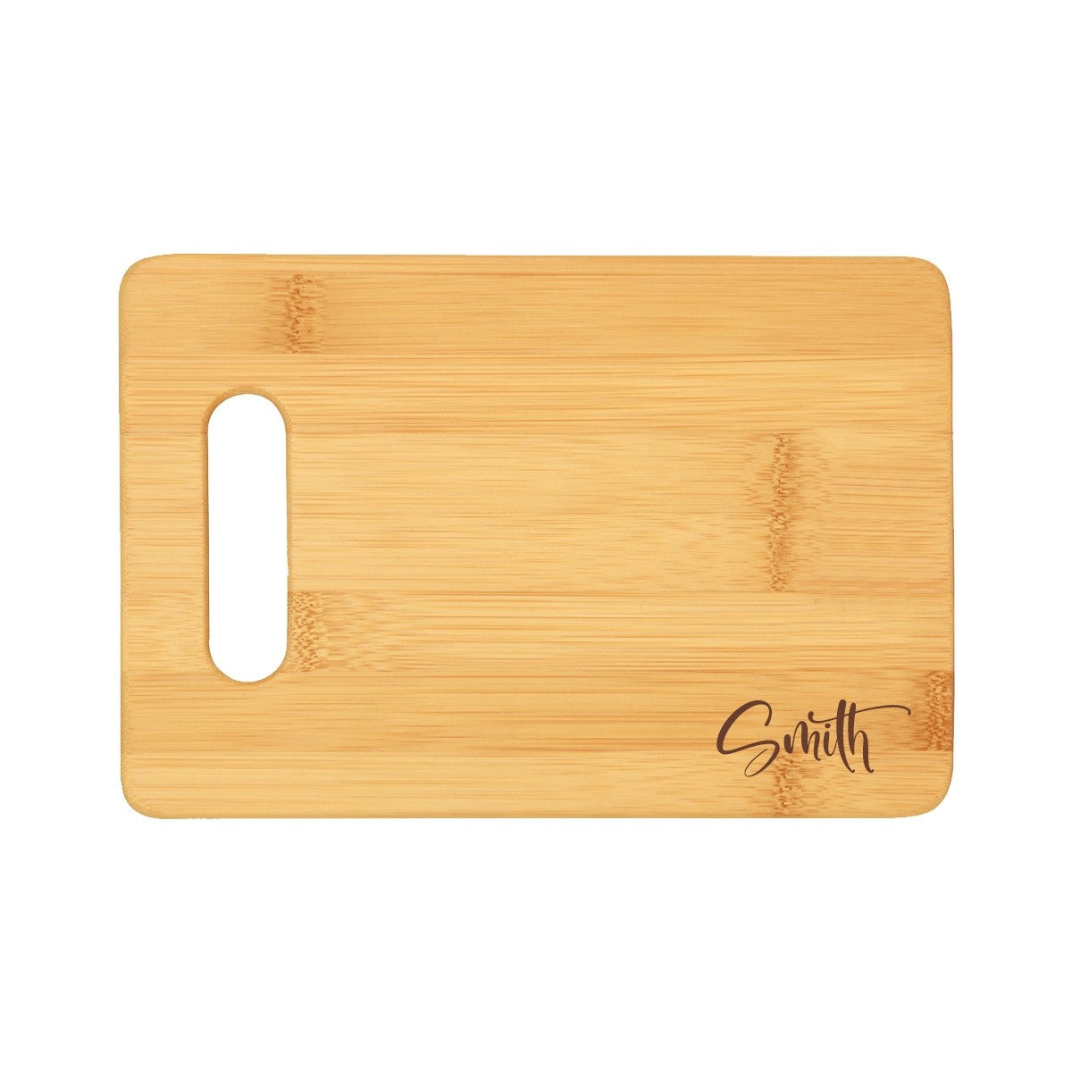 Personalized Script Bamboo Bar Cutting Board