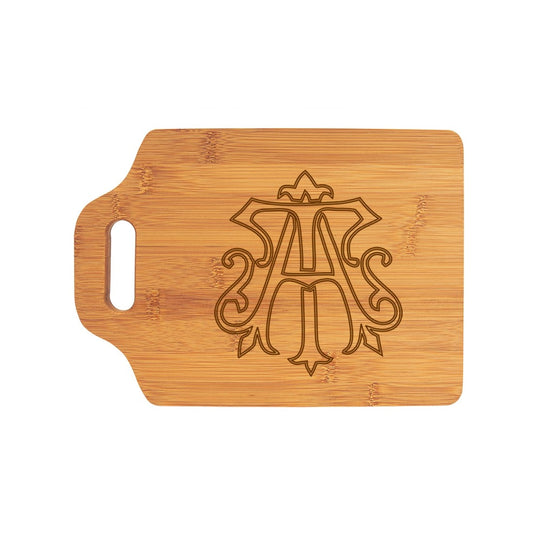 Personalized Chic Monogram Cutting Board