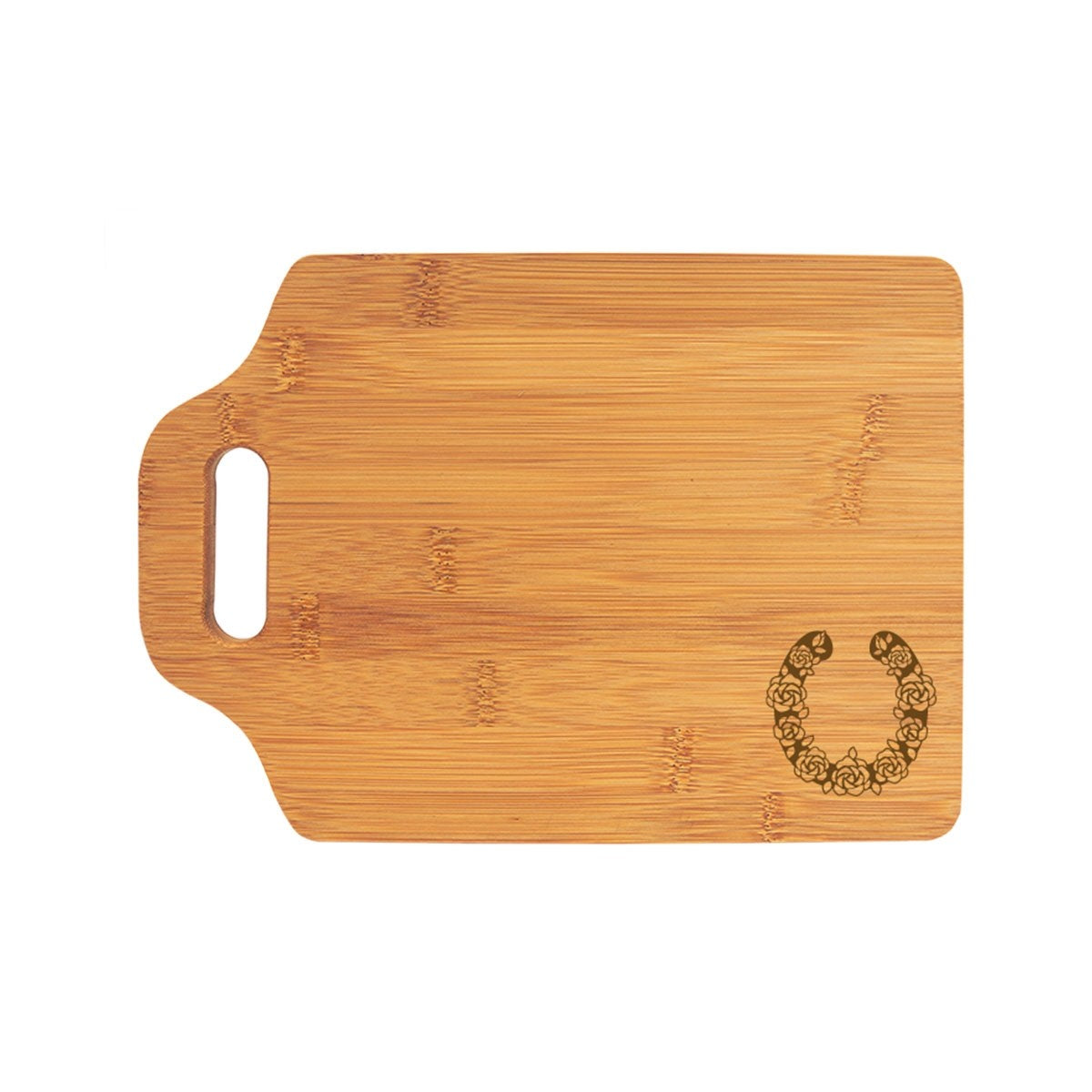 Rose Horseshoe Small Cutting Board