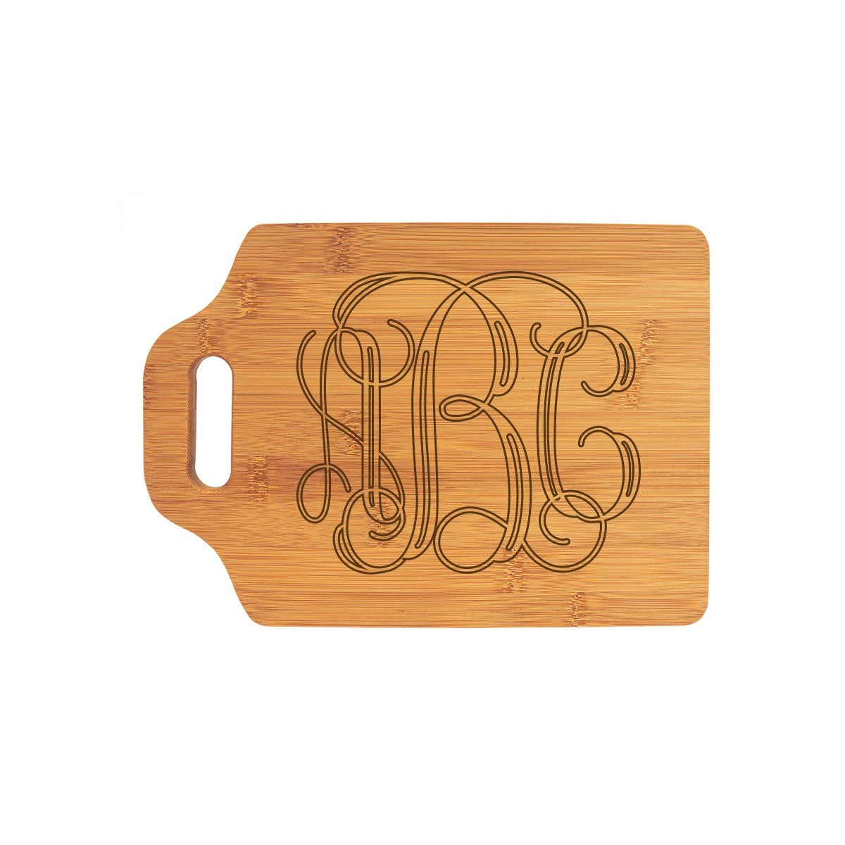 Personalized Vine Initials Cutting Board