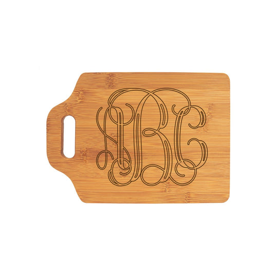 Personalized Vine Initials Cutting Board