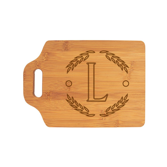 Personalized Wreath Cutting Board