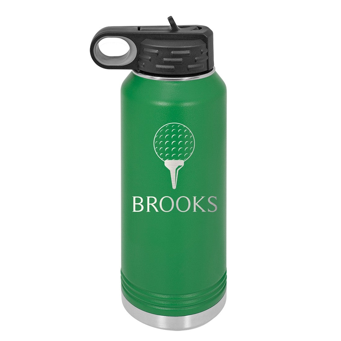 Personalized Water Bottle With Golf Design