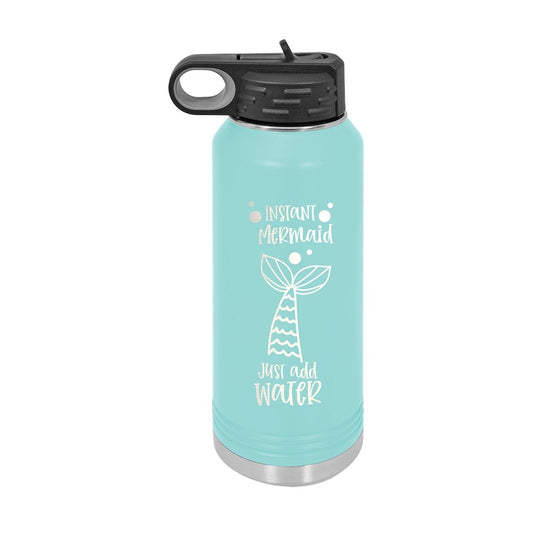 Instant Mermaid 20oz. Insulated Water Bottle