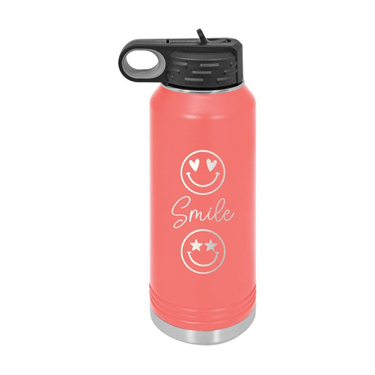 Smile 20oz. Insulated Water Bottle