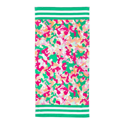 Personalized Fruit Punch Pink Beach Towel