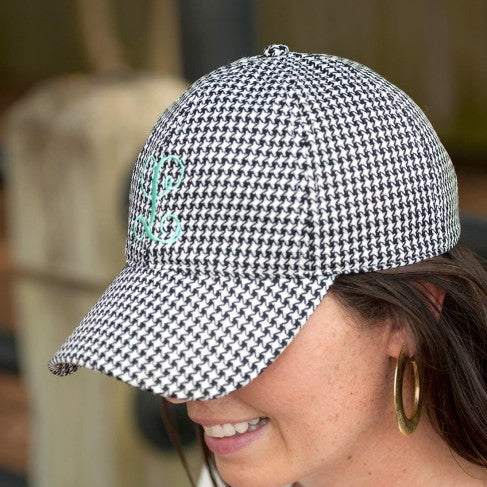 Personalized Houndstooth Cap