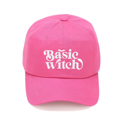 Basic Witch Hot Pink Cap