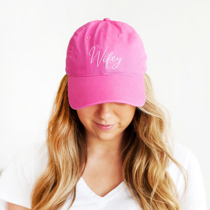 Wifey Hot Pink Cap