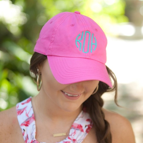 Personalized Hot Pink Cap