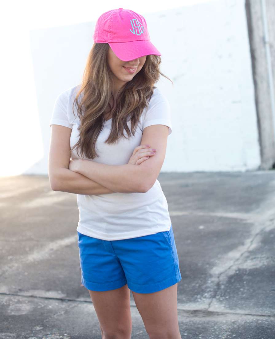 Personalized Hot Pink Cap