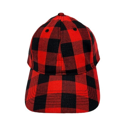 Red Buffalo Check Cap