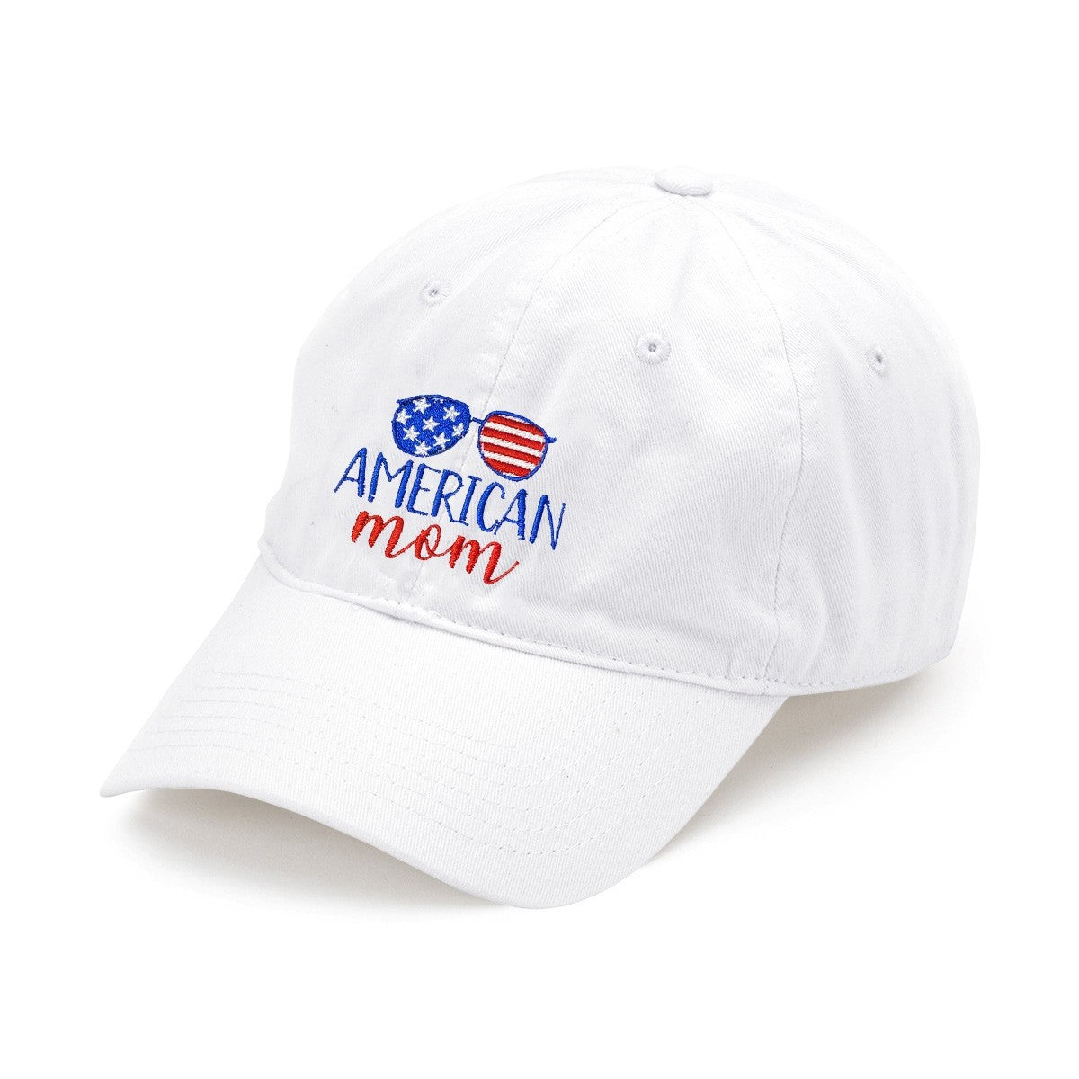 American Mom White Cap