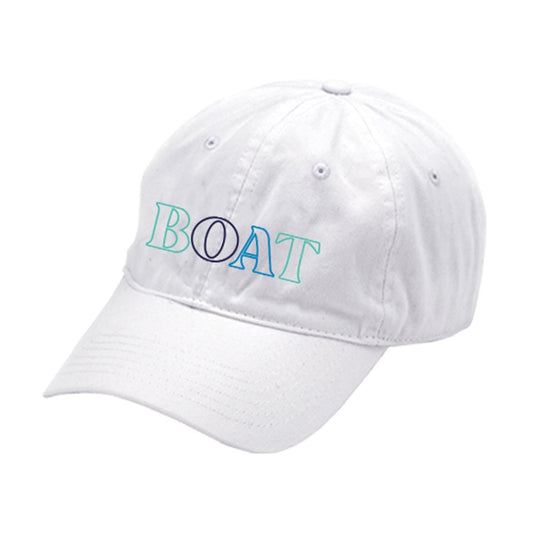 Boat Outline White Cap