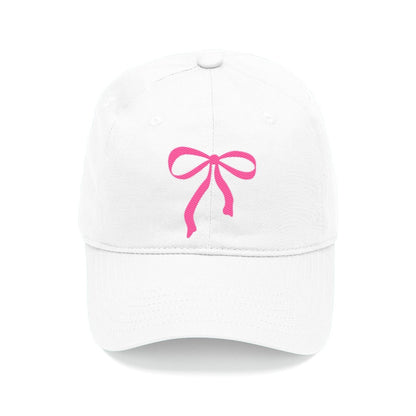 Bow White Cap