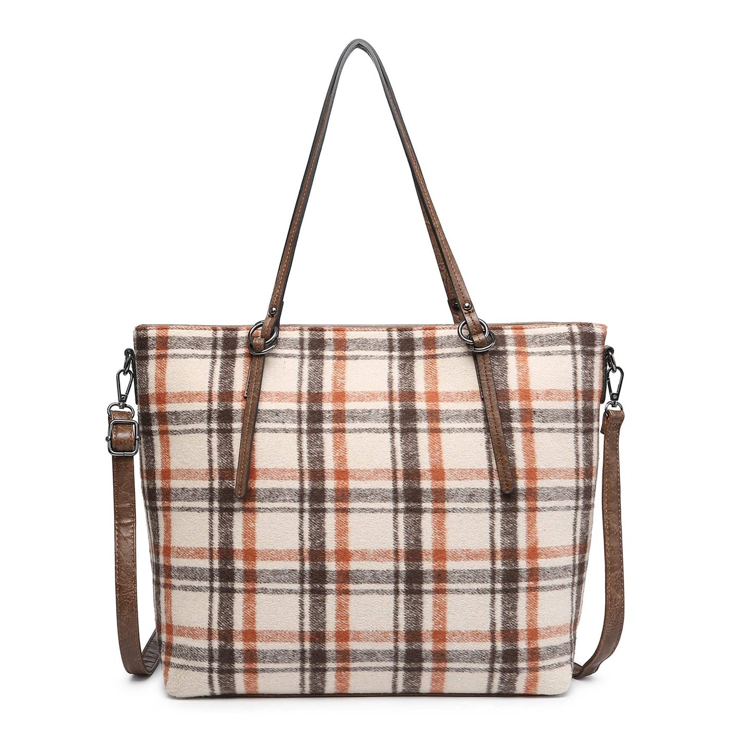 Ingrid Tote w/ Zipper Closure and Removable Strap