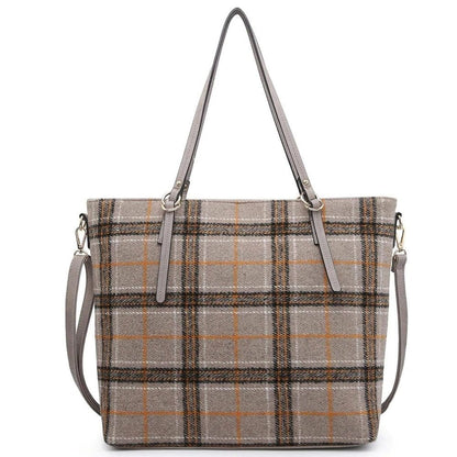 Ingrid Tote w/ Zipper Closure and Removable Strap