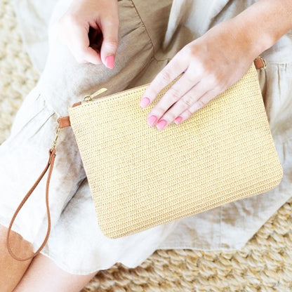 Personalized Woven Wristlet