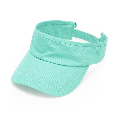 Personalized Mint Twill Visor