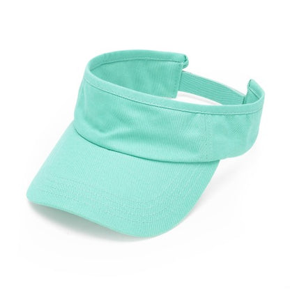 Personalized Mint Twill Visor