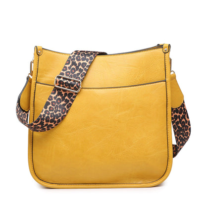 Crossbody with Leopard Guitar Strap