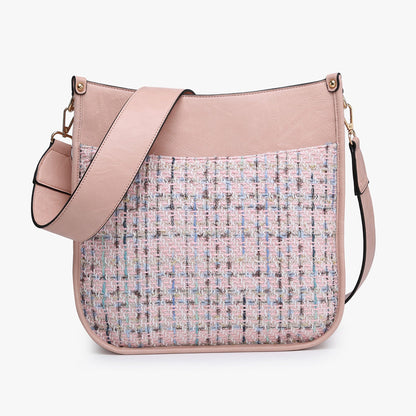 Chloe Tweed Crossbody w/ Guitar Strap