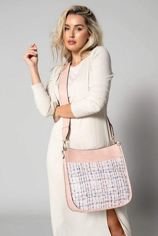 Chloe Tweed Crossbody w/ Guitar Strap