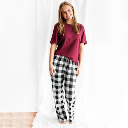 Black Buffalo Check PJ Pants