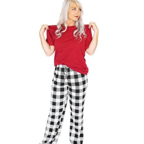 Black Buffalo Check PJ Pants