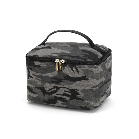 Personalized Black Camo Cosmetic Bag