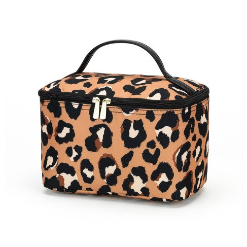 Personalized Mega Leopard Cosmetic Bag