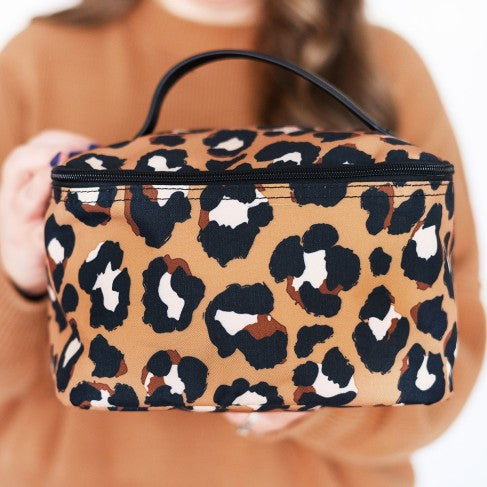 Personalized Mega Leopard Cosmetic Bag