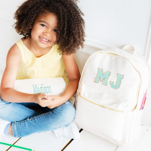 Personalized Creme Kids Backpack