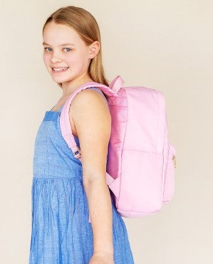 Personalized Matching Pink Backpack Lunch Bag & Pencil Case for Kids