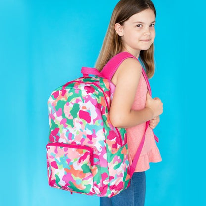 Personalized Fruit Punch Pink Kids Backpack