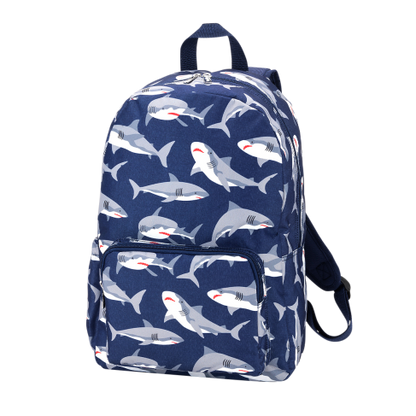 Personalized Shark Attack Kids Backpack