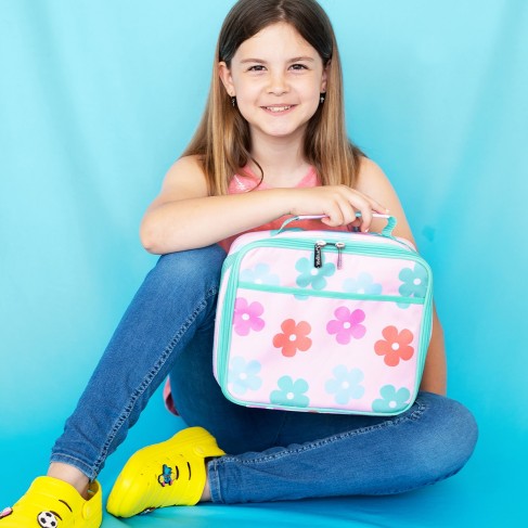 Personalized Kids Matching Daisy Backpack and Lunchbox