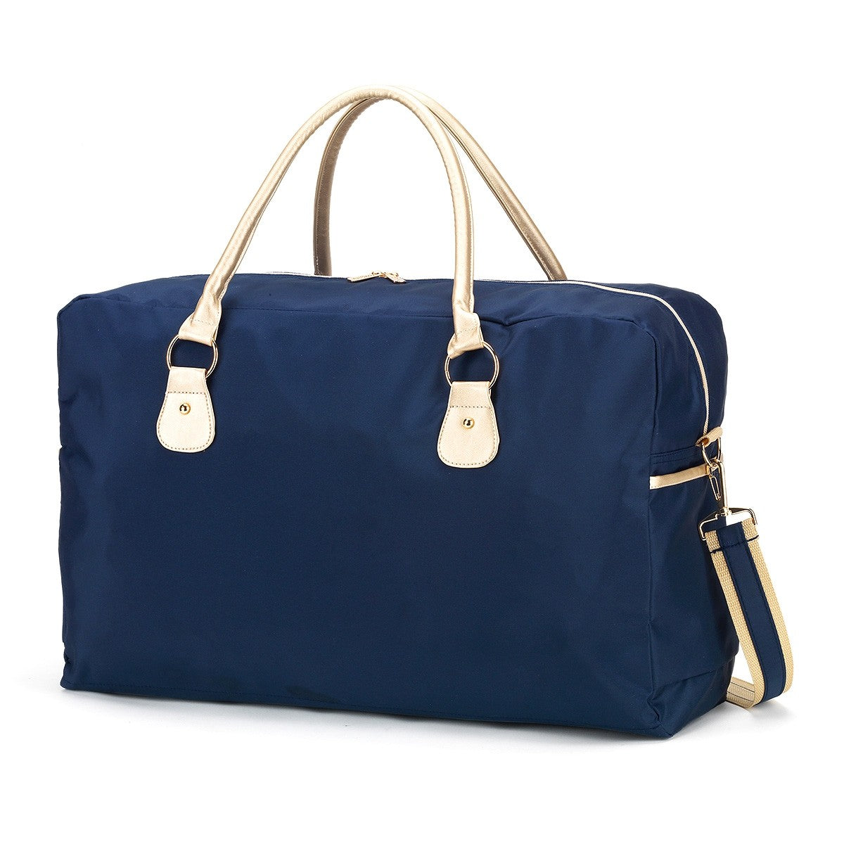 Personalized Navy Blue Weekender Travel Duffle Bag