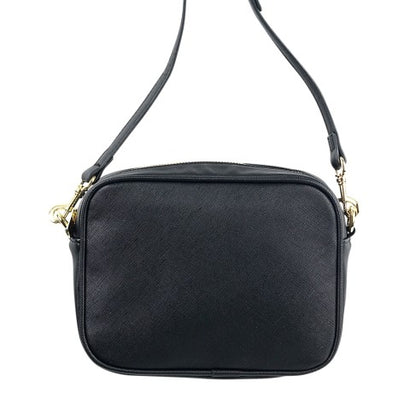 Personalized Black Crossbody Handbag