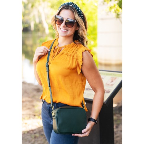 Personalized Emerald Crossbody Handbag