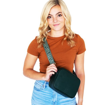 Personalized Emerald Crossbody Handbag