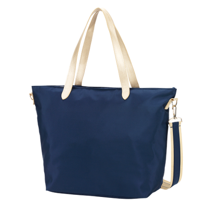 Personalized Navy Blue Travel Tote