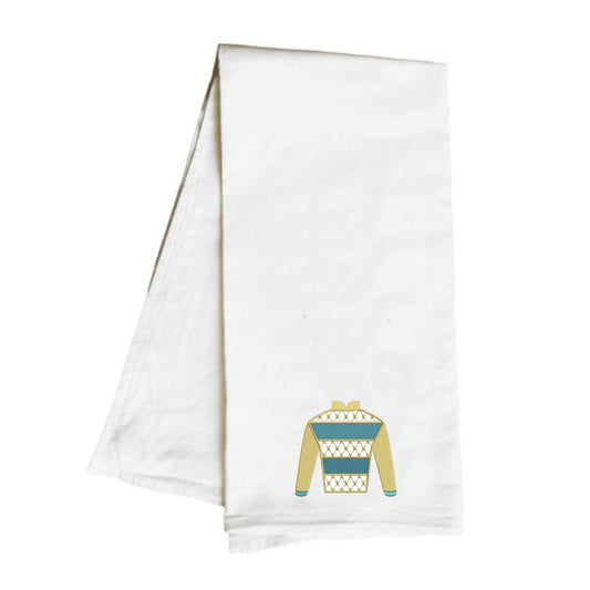 Blue Jockey Jersey Hand Towel