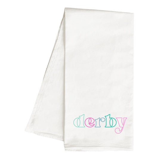 Derby Outline Hand Towel