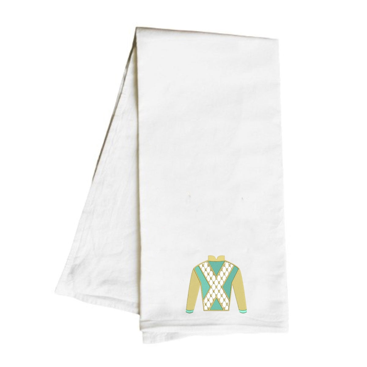 Mint Jockey Jersey Hand Towel