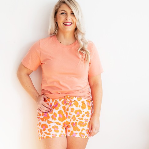 Wild Orange PJ Shorts